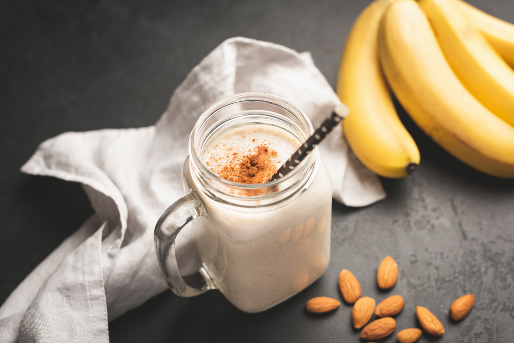 Protein Shake with Almonds & Banana