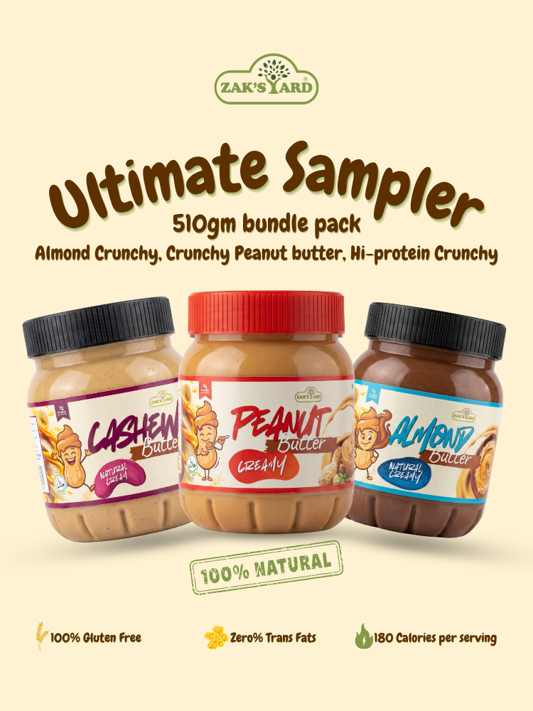 Natural Creamy + Almond Creamy + Cashew Creamy
