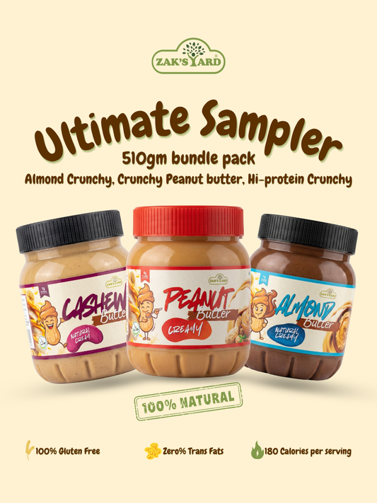 Natural Creamy + Almond Creamy + Cashew Creamy