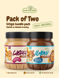 Almond Butter Crunchy 510 Gm + Premium Cashew Butter 510 Gm
