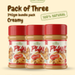 Pack of 3 natural creamy peanut butter jars 340g Zak's Yard Pakistan