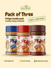 Zak's Yard Special Bundle - Pack of 3 (340g Each) Creamy, Crunchy & Chocolate Peanut Butter | Free Delivery