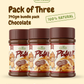 Pack of 3 chocolate peanut butter jars 340g Zak's Yard Pakistan