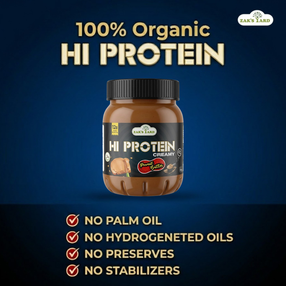 Hi-Protein Peanut Butter Creamy 510 Gm + Chocolate Peanut Butter 510 Gm