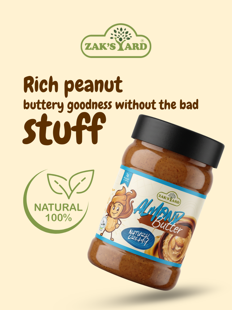 Zak's Yard Premium Almond Butter