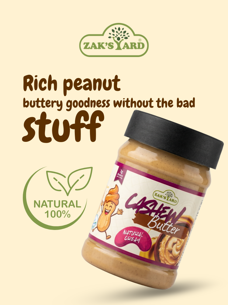 Zak's Yard Organic Cashew Butter