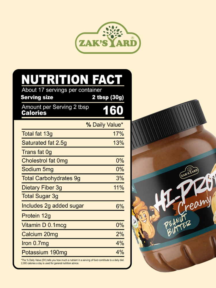 Zak's Yard Hi-Protein Peanut Butter