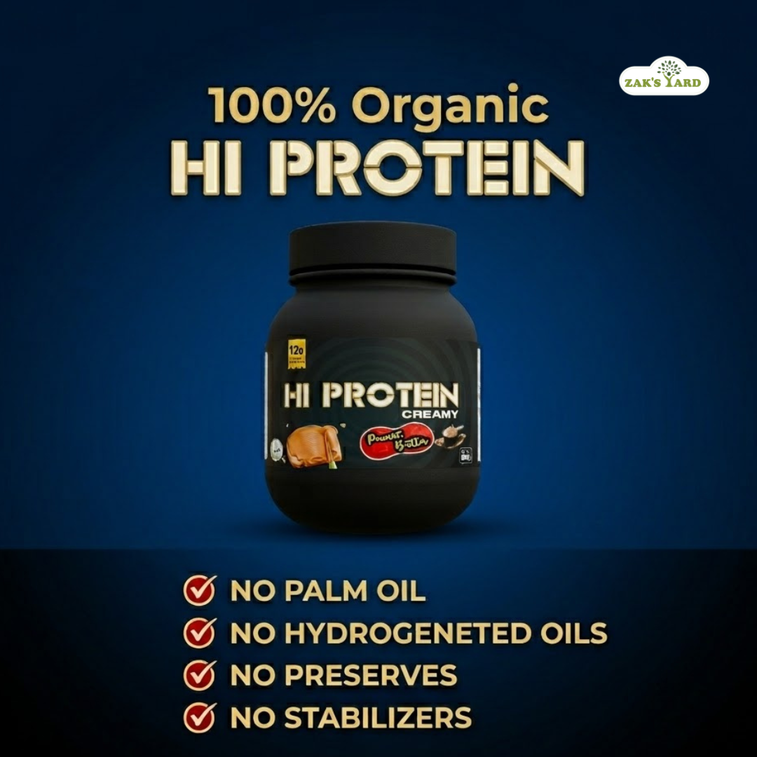 Hi-Protein Peanut Butter Creamy 510 Gm + Chocolate Peanut Butter 510 Gm