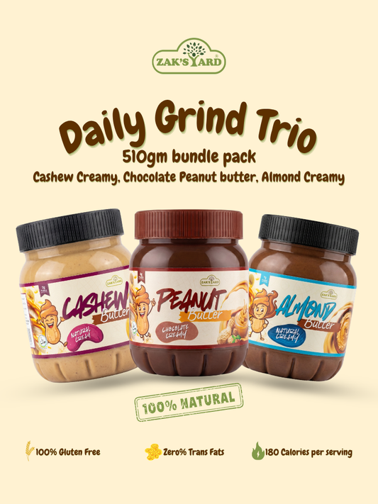 Chocolate PB + Almond Creamy + Cashew Creamy