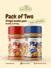 Natural Peanut Butter Creamy 340 Gm + Natural Peanut Butter Crunchy 340 Gm