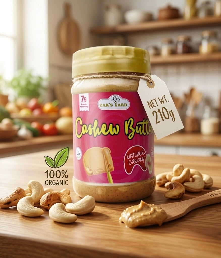 Zak’s Yard 100% Organic Cashew Butter