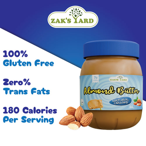 Almond Butter Crunchy 510 Gm + Almond Butter Creamy 510 Gm