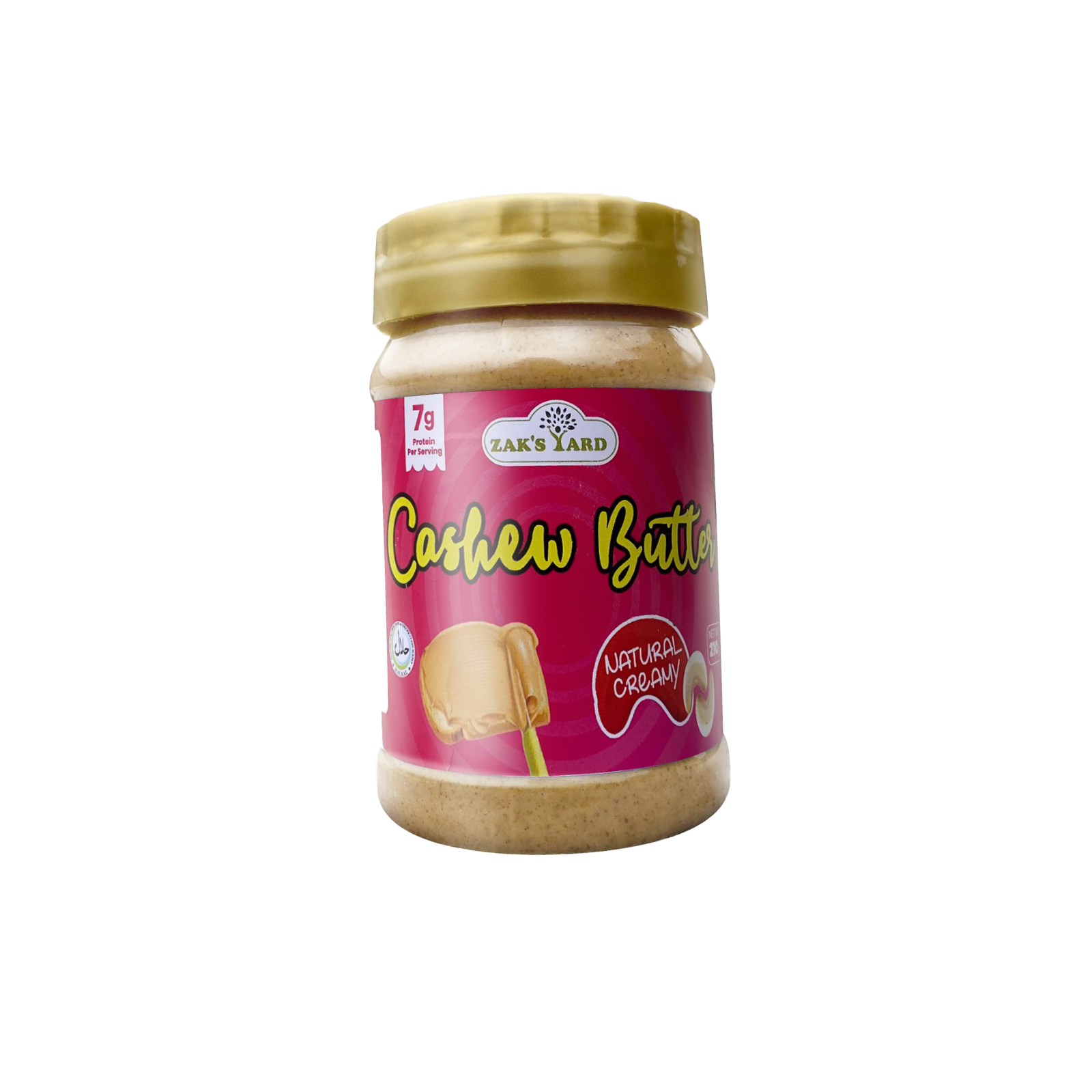 100% Organic Natural Creamy Cashew Butter