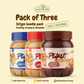 Zak's Yard Special Bundle - Pack of 3 (510g Each) Creamy, Crunchy & Chocolate Peanut Butter | Family Pack, Free Delivery