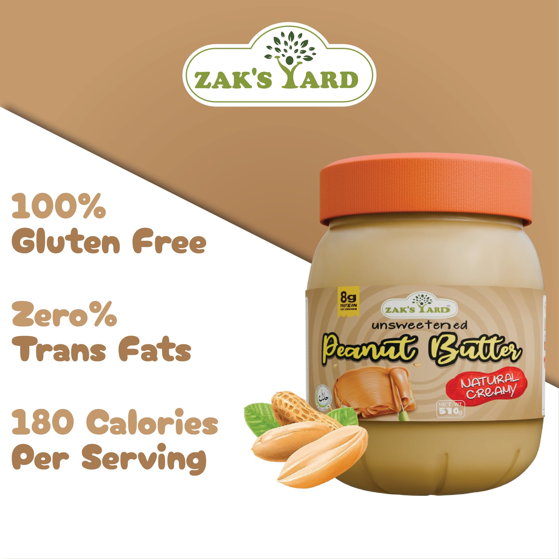Unsweetened Natural Peanut Butter